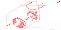 FEU ARRIERE pour Honda VF 750 MAGNA de 1996