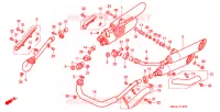 SILENCIEUX D'ECHAPPEMENT pour Honda VF 750 MAGNA de 1996