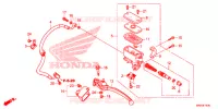 MAITRE CYLINDRE DE FREIN ARRIERE pour Honda X ADV 750 SILVER de 2017