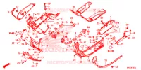 MARCHE PIEDS pour Honda X ADV 750 SILVER de 2017