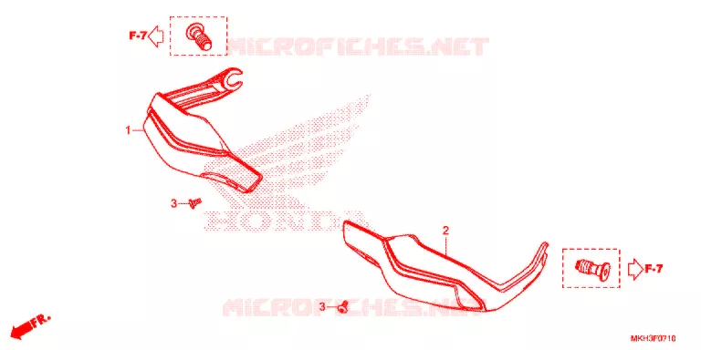 PROTEGES MAINS Honda MOTO 750 ADV 2017  ADV750LH