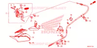 LEVIER DE FREIN DE STATIONNEMENT pour Honda X ADV 750 L de 2017