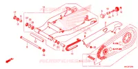 BRAS OSCILLANT pour Honda REBEL 500 de 2017
