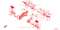 REPOSE PIED pour Honda REBEL 500 de 2017