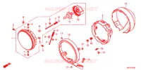 PHARE pour Honda REBEL 250 ABS de 2017
