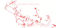 SILENCIEUX D'ECHAPPEMENT pour Honda REBEL 250 ABS de 2017