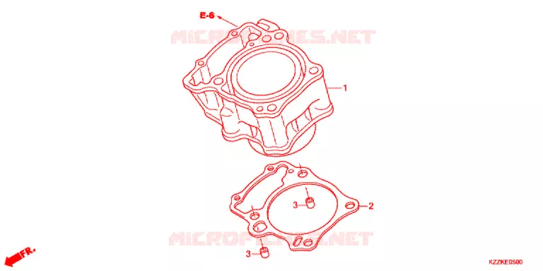CYLINDRE Honda MOTO 250 CRF 2019  CRF250MH