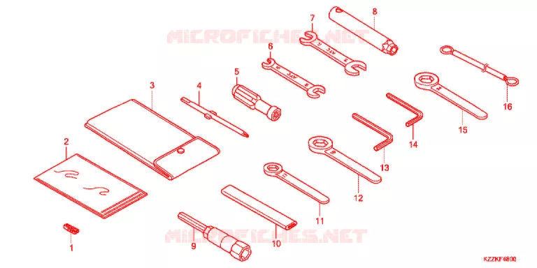 OUTIL Honda MOTO 250 CRF 2019  CRF250MH