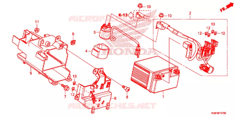 BATTERIE Honda MOTO 150 RS 2018  FS150FH