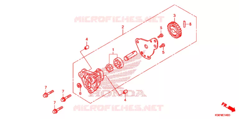 POMPE A HUILE Honda MOTO 150 RS 2017  FS150FH