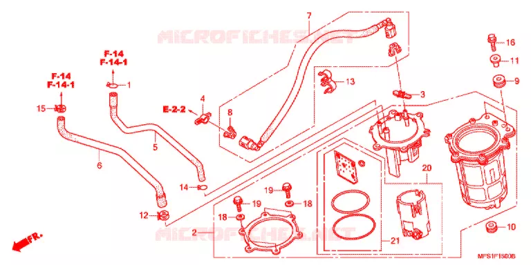 POMPE A ESSENCE Honda MOTO 400 SHADOW 2011  VT400C29