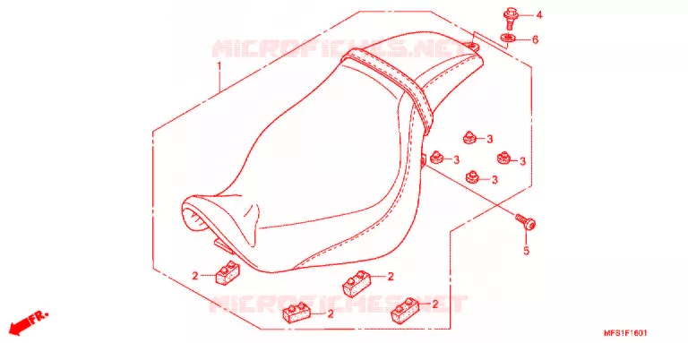 SELLE (VT400C2/C2F) Honda MOTO 400 SHADOW 2009  VT400C29