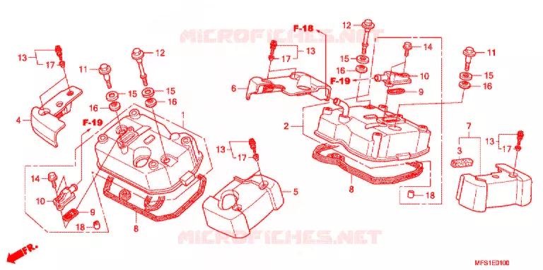 COUVRE CULASSE Honda MOTO 400 SHADOW 2012  VT400C2F9