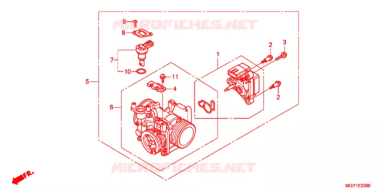 CORPS DE PAPILLON Honda MOTO 400 VT 2013  VT400SB