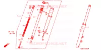 FOURCHE pour Honda VLX SHADOW 600 de 1999