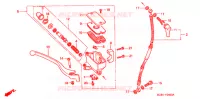 MAITRE CYLINDRE DE FREIN AVANT pour Honda VLX SHADOW 600 de 1999