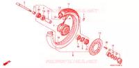ROUE AVANT pour Honda VLX SHADOW 600 de 1999
