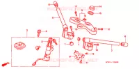 GUIDON   TE DE FOURCHE pour Honda NSR 50 de 2001