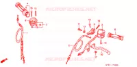 LEVIER DE GUIDON   CABLE   COMMODO pour Honda NSR 50 de 2001