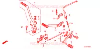 PEDALE   KICK pour Honda NSR 50 de 2001