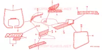 AUTOCOLLANTS (1) pour Honda NSR 80 de 1988