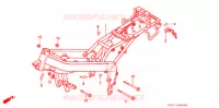 CADRE pour Honda NSR 80 de 1988