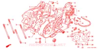 CARTER MOTEUR   POMPE A HUILE pour Honda NSR 80 de 1988