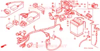 FAISCEAU DES FILS   BATTERIE pour Honda NSR 80 de 1988
