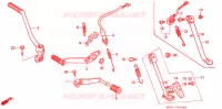 PEDALE   BEQUILLE (1) pour Honda NSR 80 de 1988