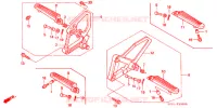 REPOSE PIED pour Honda NSR 80 de 1988