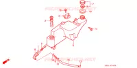 RESERVOIR D'HUILE pour Honda NSR 80 de 1988
