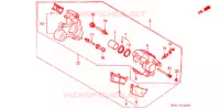 ETRIER DE FREIN ARRIERE pour Honda NSR 80 de 1989