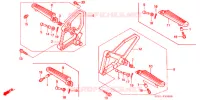 REPOSE PIED pour Honda NSR 80 de 1989