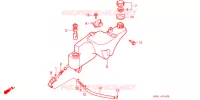 RESERVOIR D'HUILE pour Honda NSR 80 de 1989