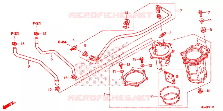 POMPE A ESSENCE Honda MOTO 750 SHADOW 2017  VT750CG