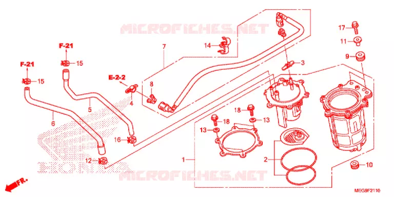 POMPE A ESSENCE Honda MOTO 750 SHADOW 2011  VT750CSB