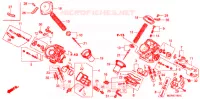 CARBURATEUR (PIECES CONSTITUTIVES) pour Honda SHADOW VT 750 SPIRIT D de 2005