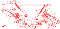 CARBURATEUR (PIECES CONSTITUTIVES) pour Honda SHADOW VT 750 SPIRIT D de 2005