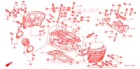 CULASSE (ARRIERE) pour Honda SHADOW VT 750 SPIRIT D de 2005