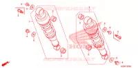 AMORTISSEUR ARRIERE pour Honda SHADOW VT 750 RS de 2010