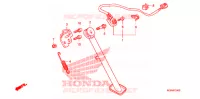 BEQUILLE LATERALE pour Honda SHADOW VT 750 RS de 2010