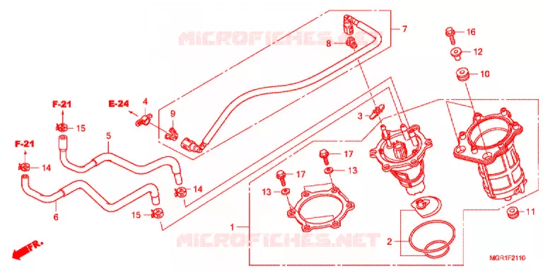 POMPE A ESSENCE Honda MOTO 750 VT 2010  VT750SA_J
