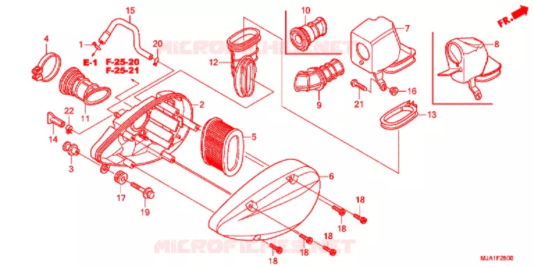 FILTRE A AIR Honda MOTO 750 VT 2012  VT750SC