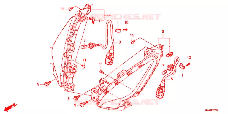 CLIGNOTANT AVANT Honda SCOOTER 110 DIO 2018  NSC110CBFH