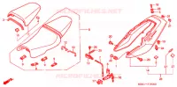 SELLE   CARENAGE ARRIERE pour Honda VTR 1000 FIRE STORM de 2001