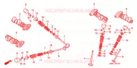 ARBRE A CAMES   SOUPAPE pour Honda VTR 1000 SUPER HAWK de 2002