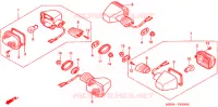 CLIGNOTANT pour Honda VTR 1000 SUPER HAWK de 2002