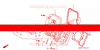 CULASSE DE CYLINDRE AVANT pour Honda VTR 1000 SUPER HAWK de 2002