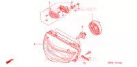 PHARE pour Honda VTR 1000 SUPER HAWK de 2002
