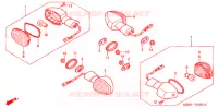 CLIGNOTANT (VTR1000F1/2/3) pour Honda VTR 1000 FIRE STORM de 2002